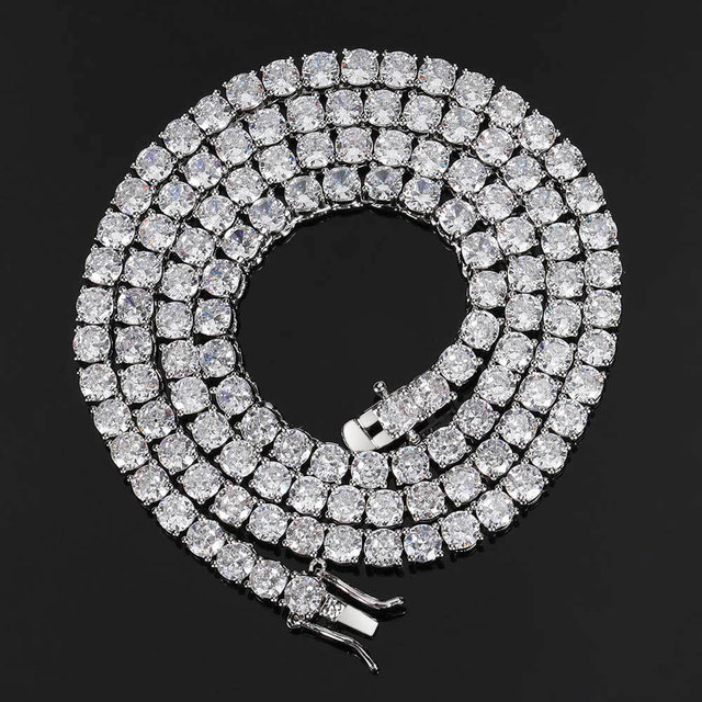 Corrente Riviera Ice - Largura 3mm, 4mm, 5mm ou 6mm - Peça Premium (resistente à água) - ICE BRO JOIAS