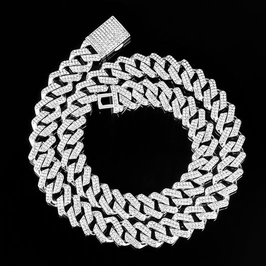 Corrente Prong 13mm Cravejada ICE - 2 fileiras