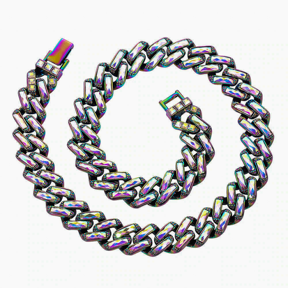 Corrente Prong 13mm Cristais - Muito brilho!