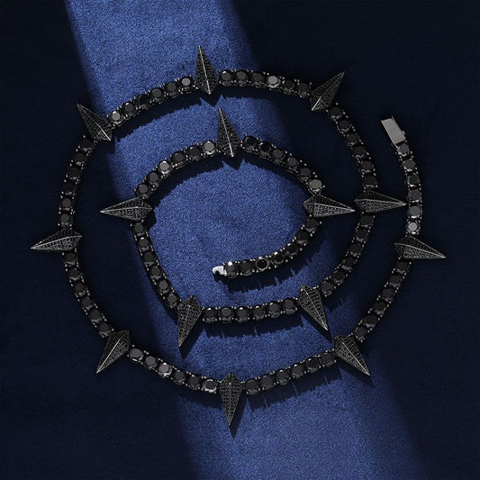 Diversas cores - Corrente Riviera 5mm Pantera Negra - Peça Premium (resistente à água) - ICE BRO JOIAS