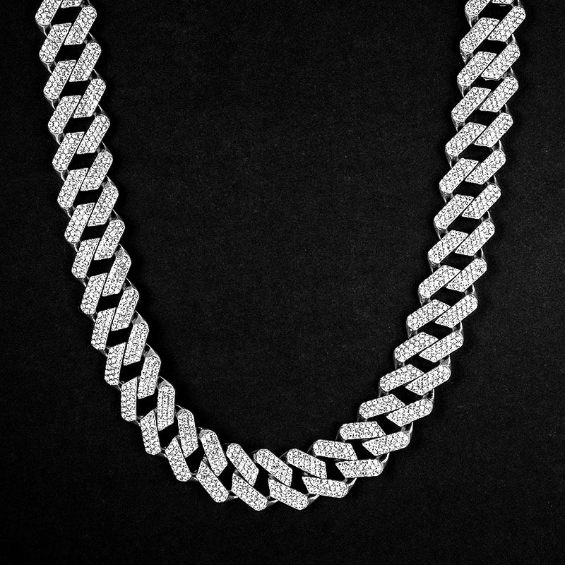Corrente Prong 20mm Cravejada ICE - 3 fileiras