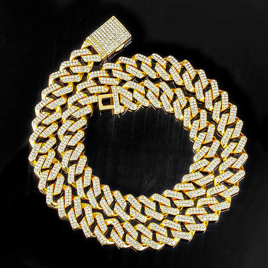 Corrente Prong 13mm Cravejada ICE - 2 fileiras