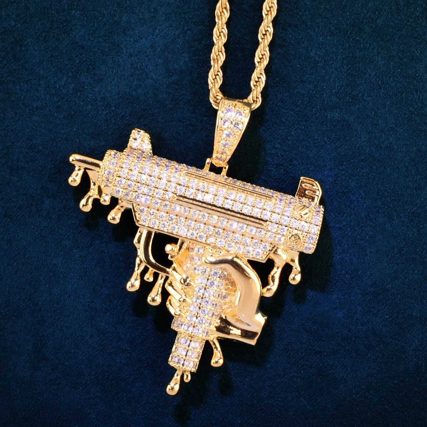 Pigente Ice Bro Drip + Corrente de brinde - Peça Premium (resistente à Água) - ICE BRO JOIAS