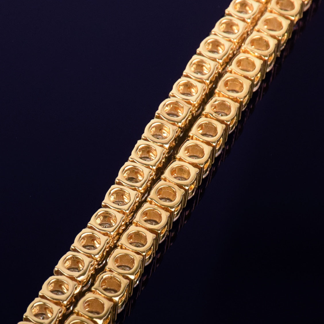 Corrente Riviera Ice - Largura 3mm, 4mm, 5mm ou 6mm - Peça Premium (resistente à água) - ICE BRO JOIAS