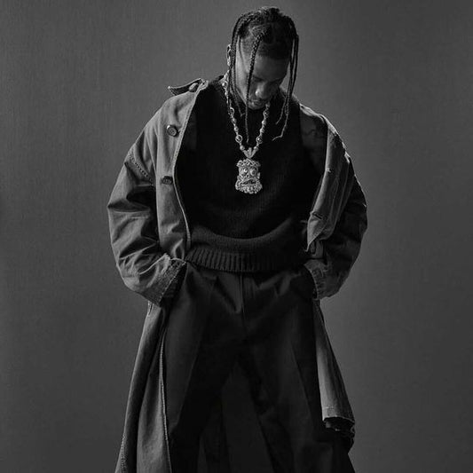 Pingente Utopia Dream Type Travis Scott Ice Cravejado - Peça Premium (resistente à água) - ICE BRO JOIAS