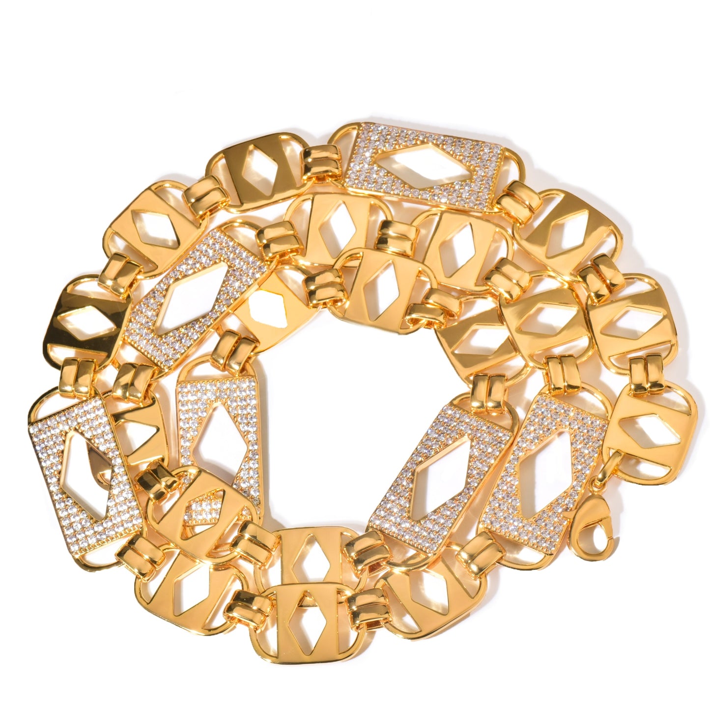 Corrente 14mm Ice 18k ou Prata - ICE BRO JOIAS