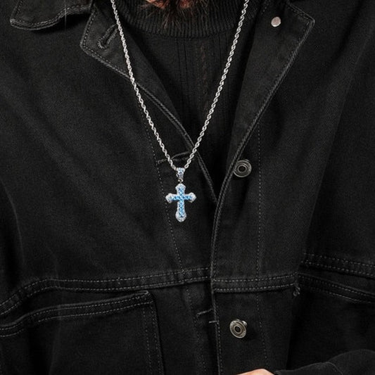 Pingente ICE Cruz Colorido - ICE BRO JOIAS