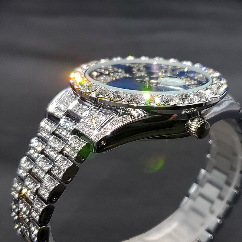 Relógio Ice Cravejado a mão - ICE BRO JOIAS