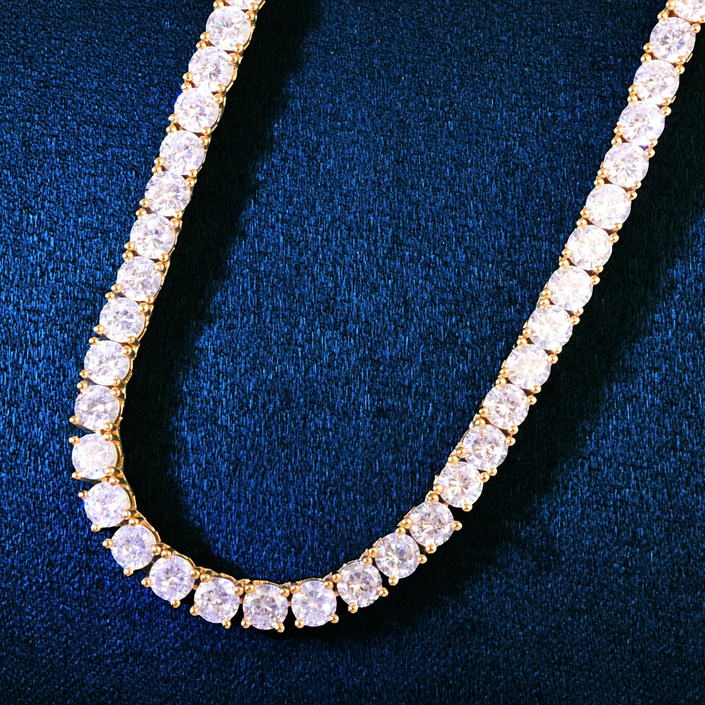 Corrente Riviera Ice - Largura 3mm, 4mm, 5mm ou 6mm - fecho gaveta - Peça Premium (resistente à água) - ICE BRO JOIAS