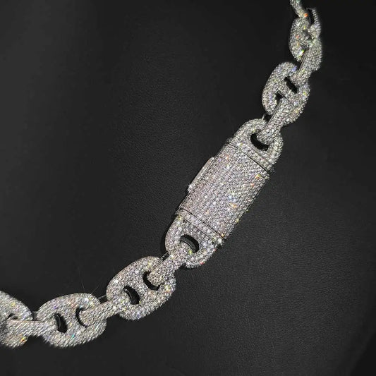 Corrente 19mm Elos Cravejada ICE - Peça Premium (resistente à água)