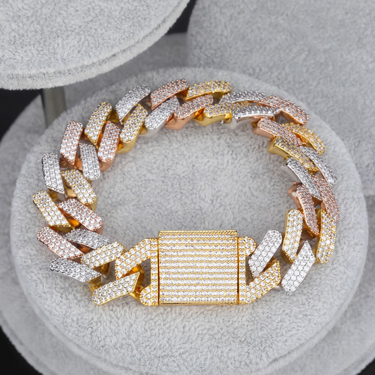 Pulseira Prong 18mm - Peça Premium (resistente à água) - ICE BRO JOIAS