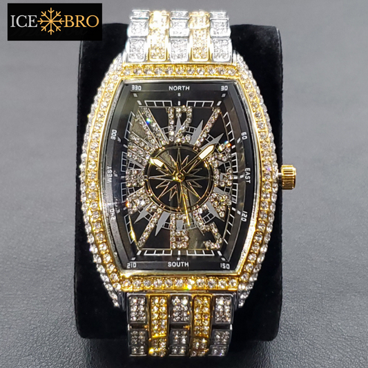Relógio Compass Ice Cravejado - ICE BRO JOIAS