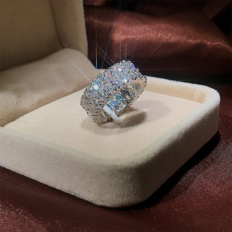 Anel Luxo Prata 925 esterlina - ICE BRO JOIAS