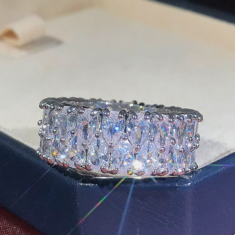 Anel Luxo Prata 925 esterlina - ICE BRO JOIAS