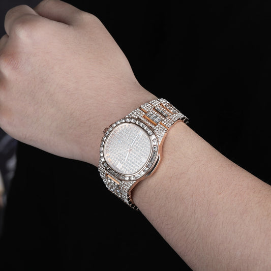 Relógio Ice Cravejado a mão - ICE BRO JOIAS