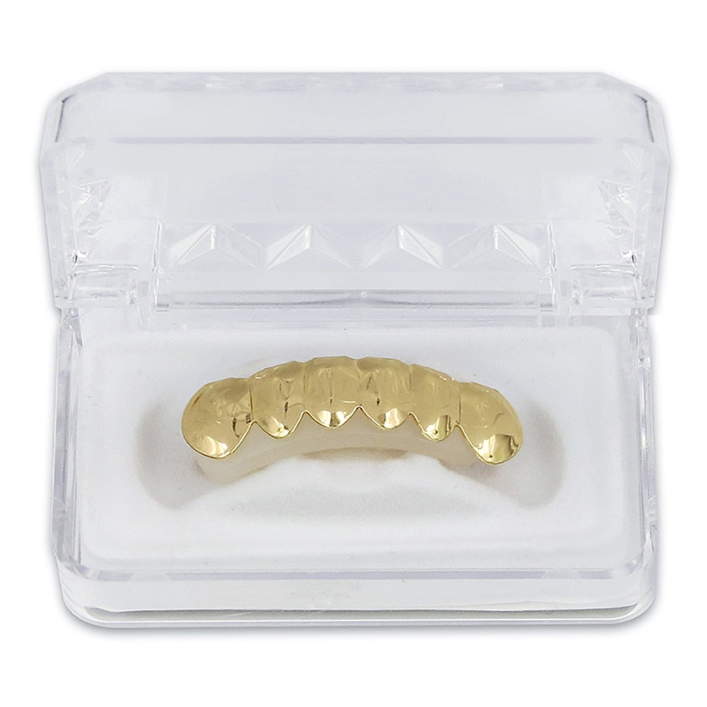Grillz (avulso) Luxo Cravejado ICE - com Molde de Silicone para ajustar aos dentes - ICE BRO JOIAS