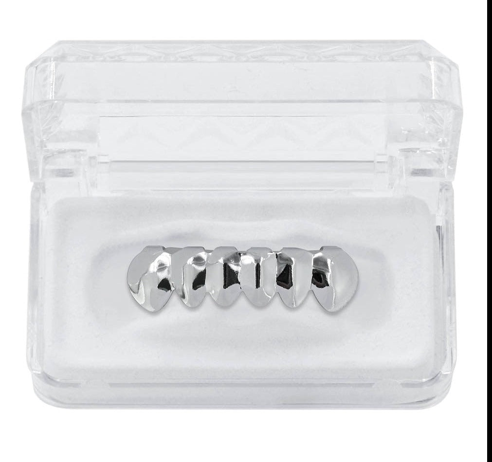 Grillz (avulso) Luxo Cravejado ICE - com Molde de Silicone para ajustar aos dentes - ICE BRO JOIAS
