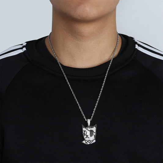 Pingente Type Lil Uzi Vert Ice Cravejado com Corrente de Brinde - ICE BRO JOIAS