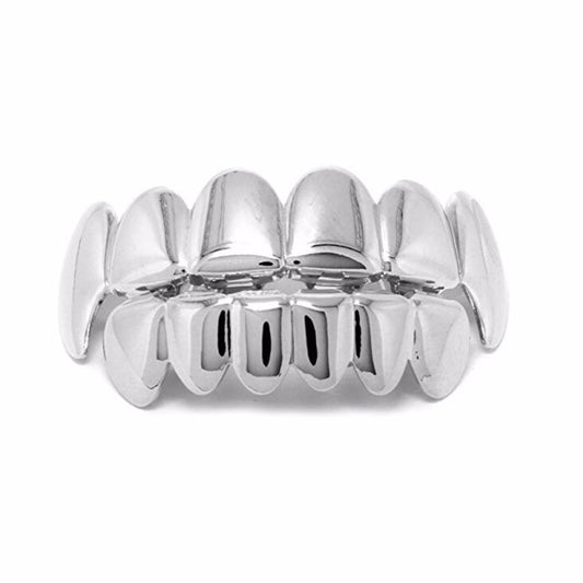 Grillz Luxo Cravejado ICE - com Molde de Silicone para ajustar aos dentes - ICE BRO JOIAS