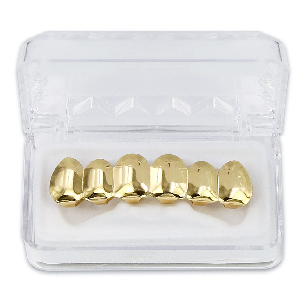 Grillz (avulso) Luxo Cravejado ICE - com Molde de Silicone para ajustar aos dentes - ICE BRO JOIAS