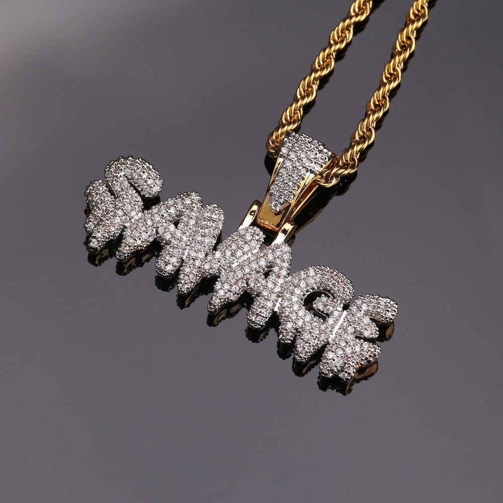 Pingente Premium estilo Rapper 21 Savage com Corrente de brinde - ICE BRO JOIAS