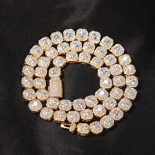 Corrente 10mm Riviera Cravejada ICE - Peça Premium (resistente à água) - ICE BRO JOIAS