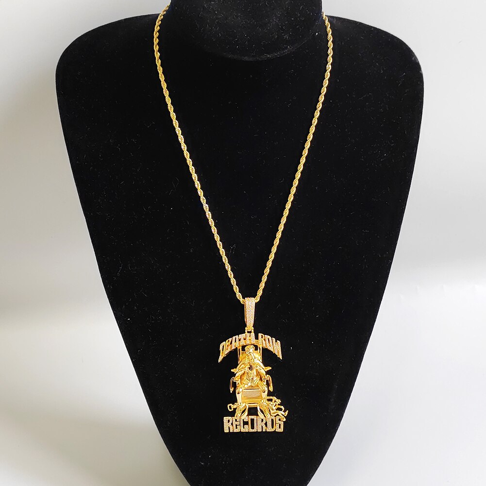 Pingente ICE Death Row Records - Peça Premium (resistente à água) - ICE BRO JOIAS