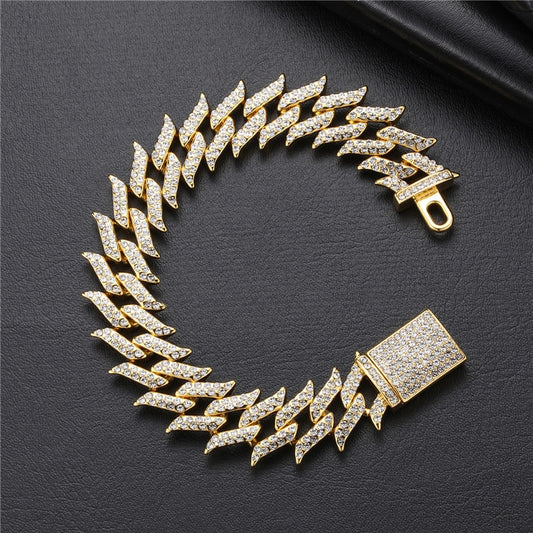 Pulseira Ice Spiked 18mm - ICE BRO JOIAS