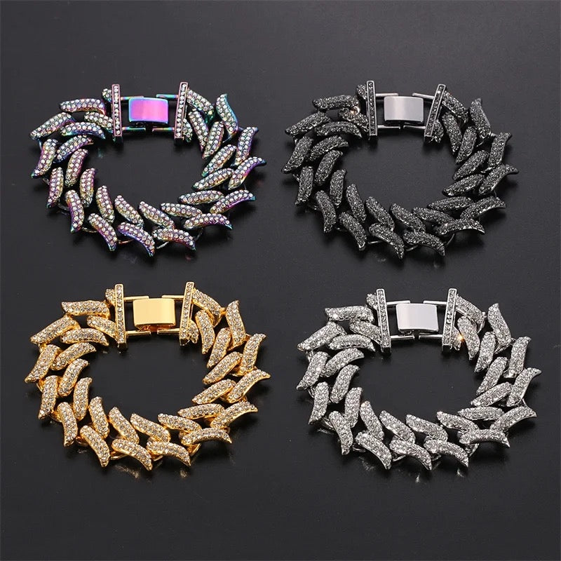 Pulseira Spiked Ice - Neon - ICE BRO JOIAS