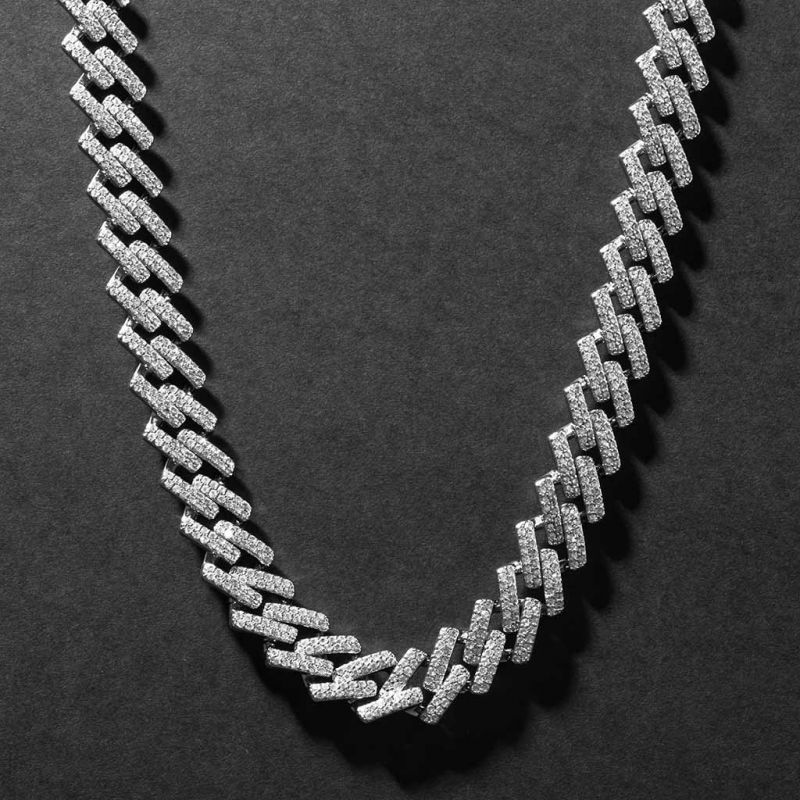 Corrente Prong 15mm Cravejada ICE - 2 fileiras