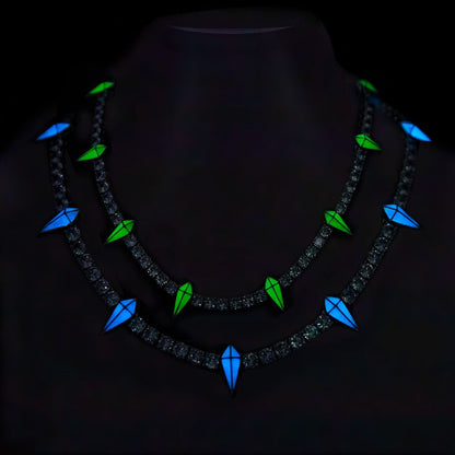 Corrente Luminosa Riveira 5mm Pantera Negra - Peça Premium (resistente à Água) - ICE BRO JOIAS