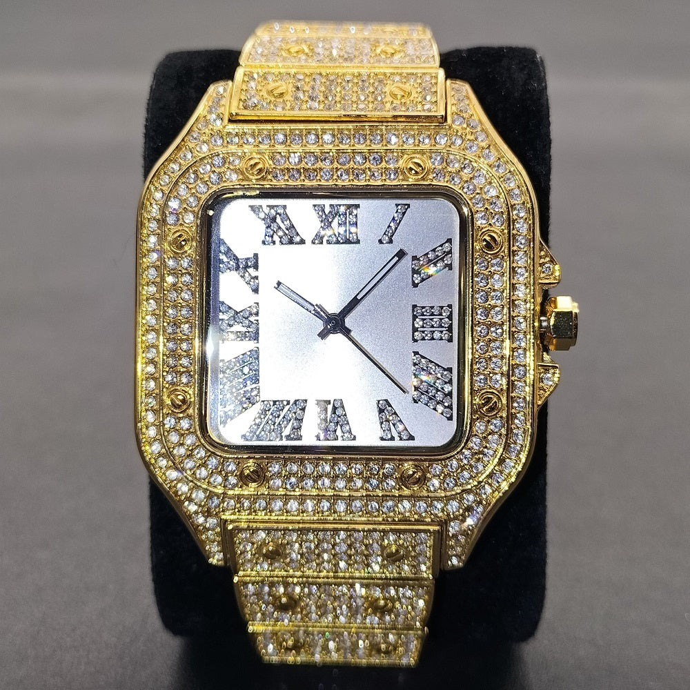 Relógio Luxury Ice Cravejado a mão - ICE BRO JOIAS