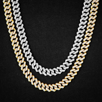 Corrente Prong 13mm Cravejada ICE - 2 fileiras