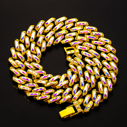 Corrente Prong 13mm Cristais - Muito brilho!