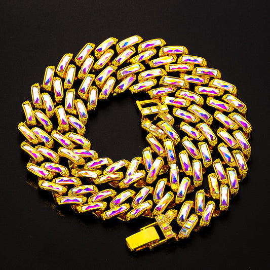 Corrente Prong 13mm Cristais - Muito brilho!