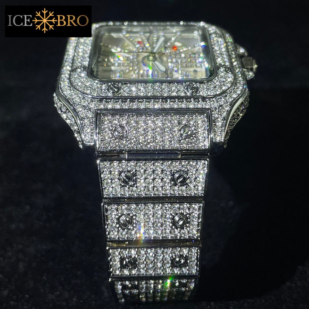 Relógio Vibe Ice Cravejado a mão - ICE BRO JOIAS
