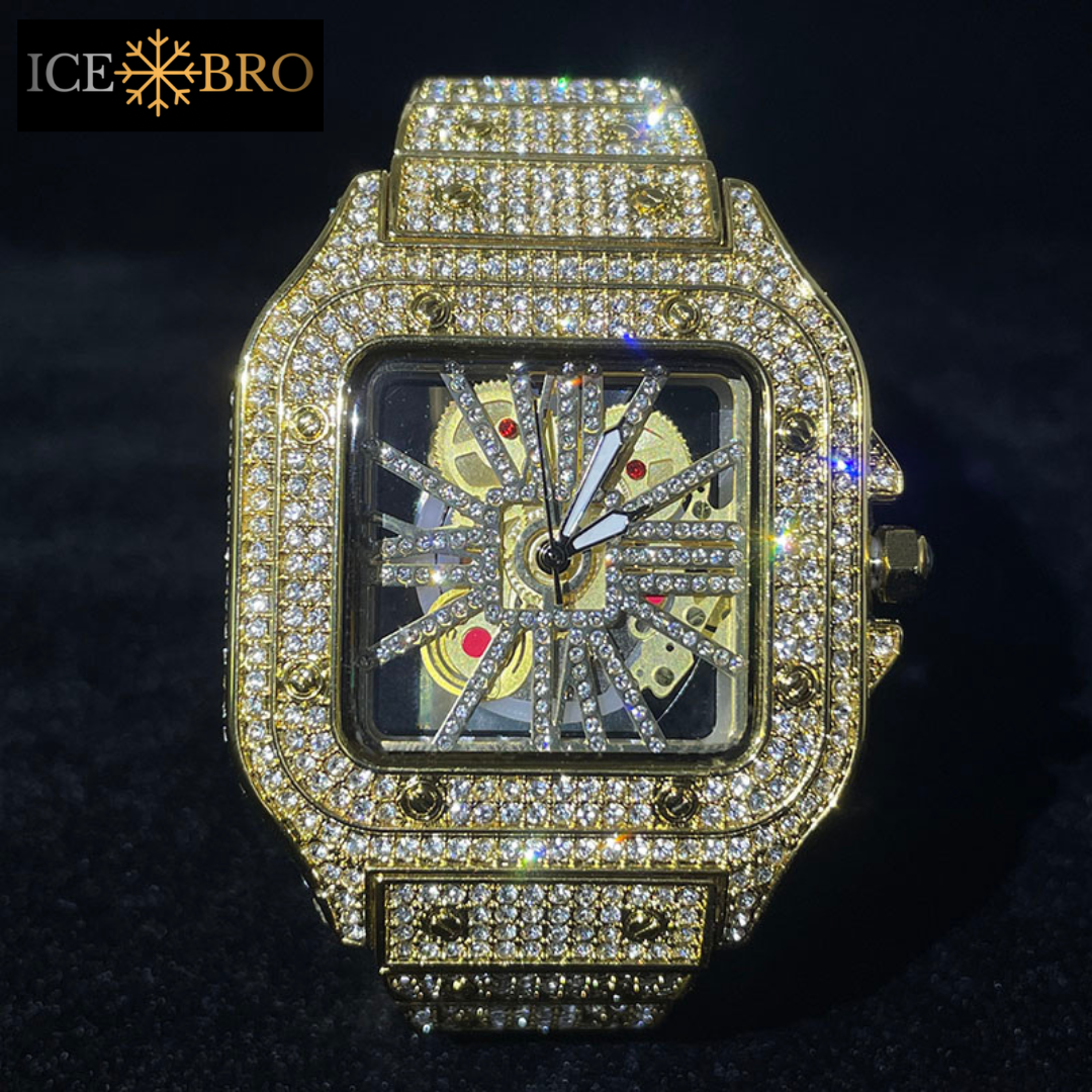Relógio Vibe Ice Cravejado a mão - ICE BRO JOIAS