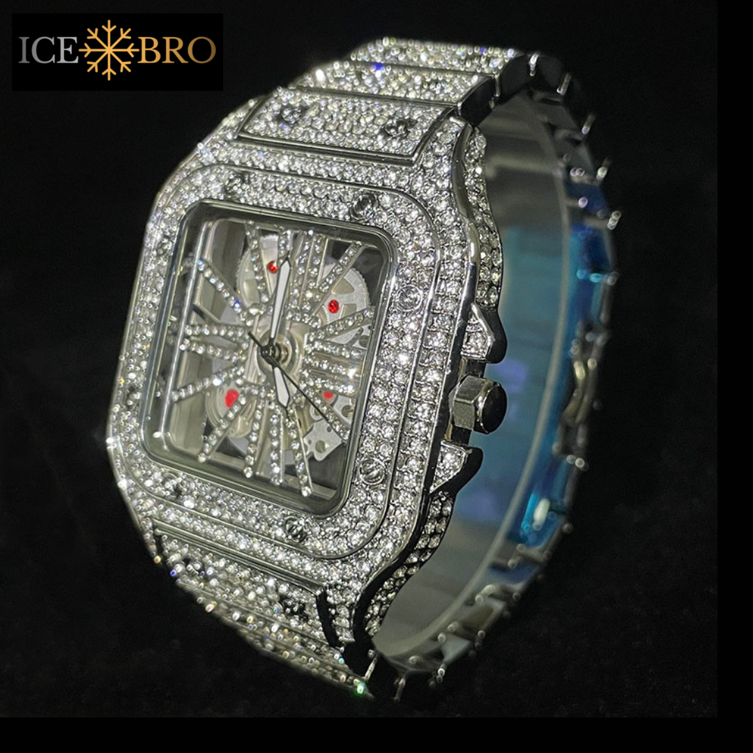 Relógio Vibe Ice Cravejado a mão - ICE BRO JOIAS