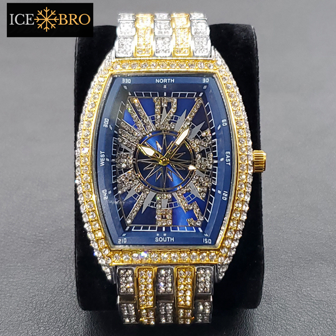 Relógio Compass Ice Cravejado - ICE BRO JOIAS