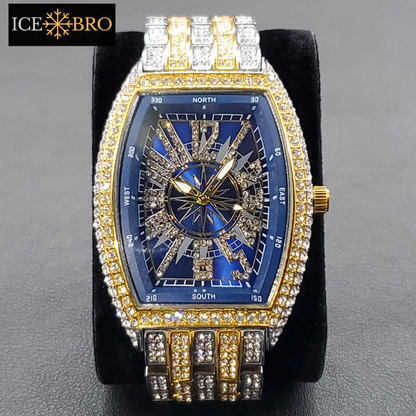 Relógio Compass Ice Cravejado - ICE BRO JOIAS