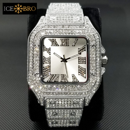 Relógio Luxury Ice Cravejado a mão - ICE BRO JOIAS