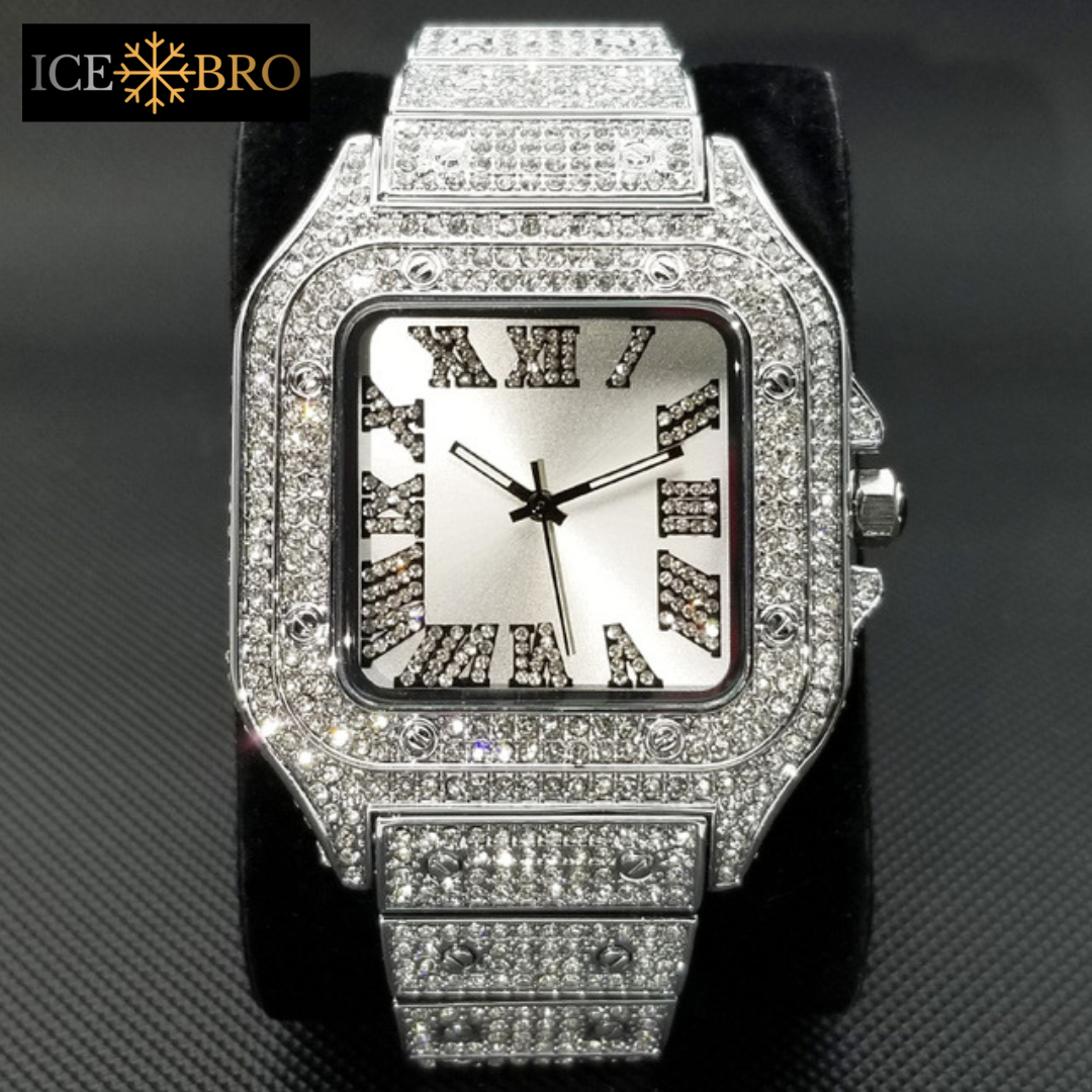 Relógio Luxury Ice Cravejado a mão - ICE BRO JOIAS