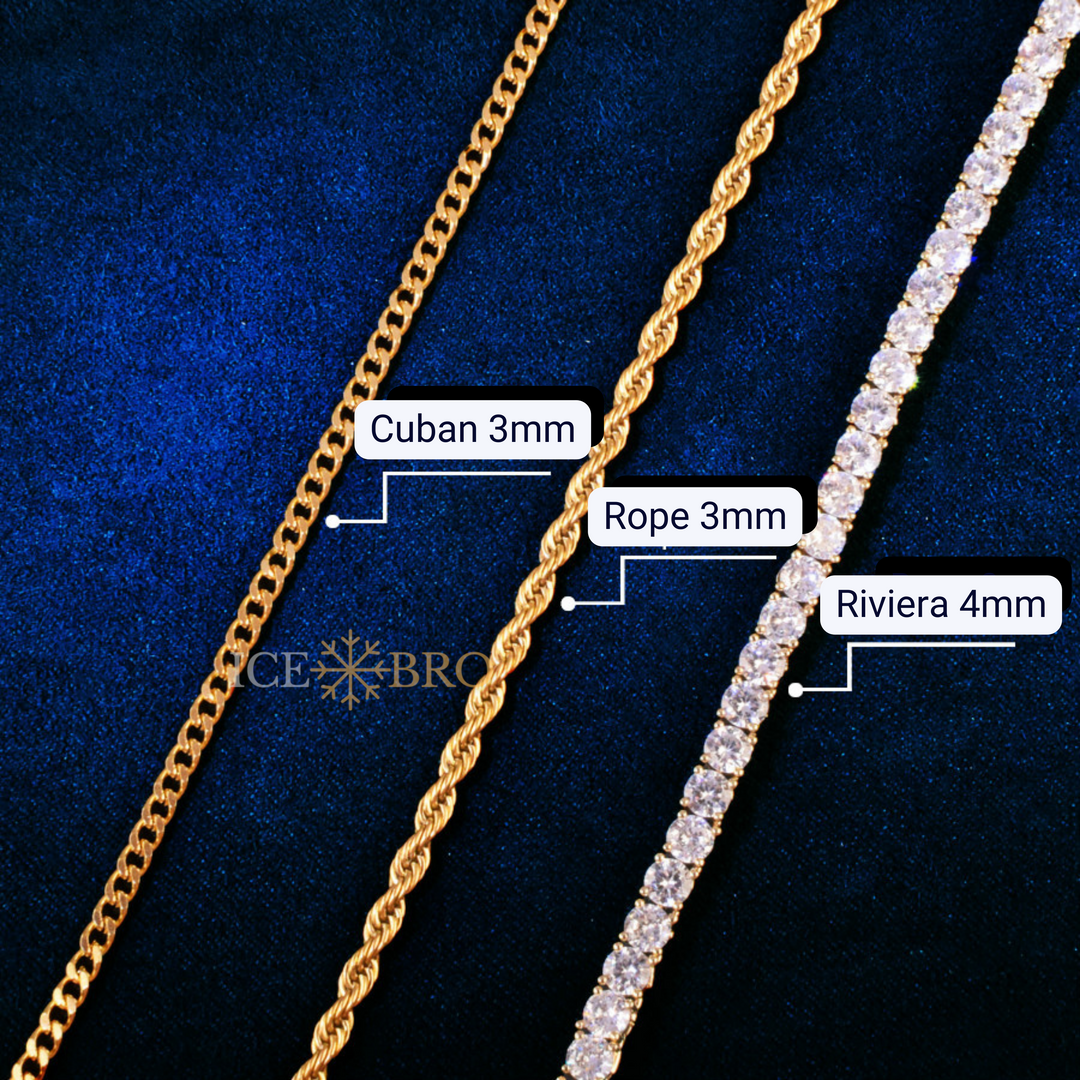 Pingente Chefinho com Corrente Rope de Brinde. - ICE BRO JOIAS