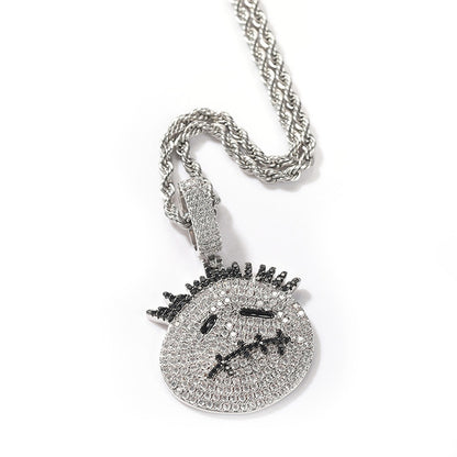 Pingente ICE Cactus Bling Travis Scott, com Corrente Rope de brinde - Peça Premium (resistente à água) - ICE BRO JOIAS