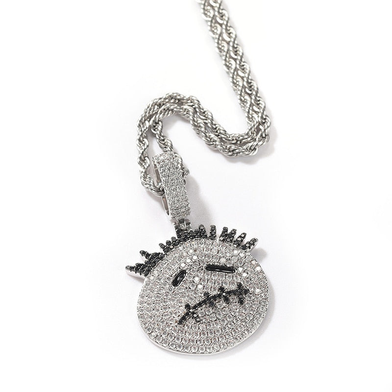 Pingente ICE Cactus Bling Travis Scott, com Corrente Rope de brinde - Peça Premium (resistente à água) - ICE BRO JOIAS