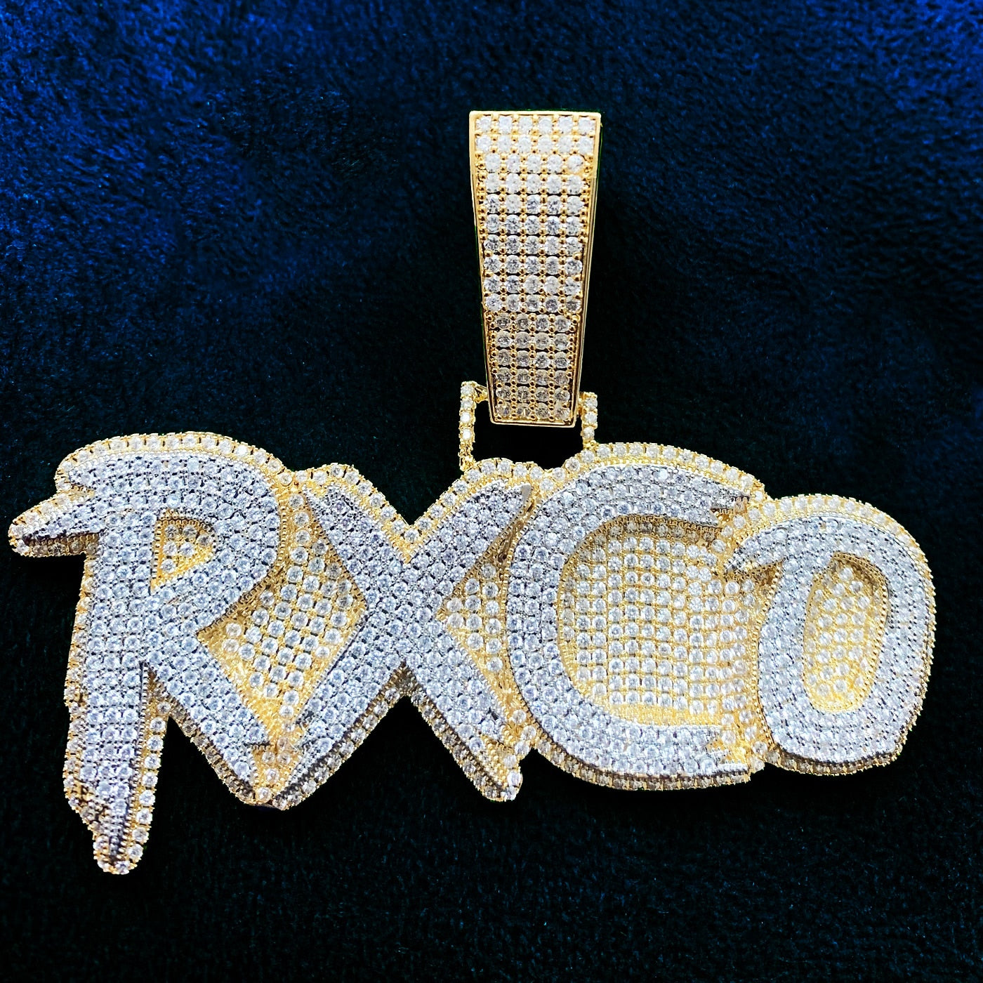 Pingente Personalizado Ice - Com Corrente Cuban Premium ou só Pingente - Peça Premium (resistente à água) - ICE BRO JOIAS