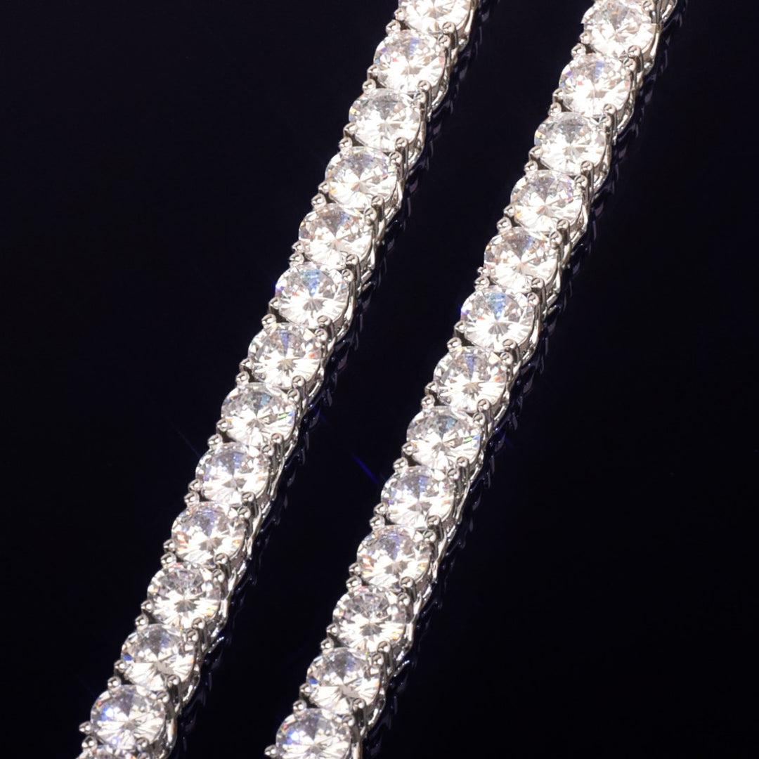 Corrente Riviera Ice - Largura 3mm, 4mm, 5mm ou 6mm - Peça Premium (resistente à água) - ICE BRO JOIAS