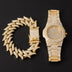 Kit Spiked Ice 2 peças Pulseira 19mm + Relógio Ice - ICE BRO JOIAS