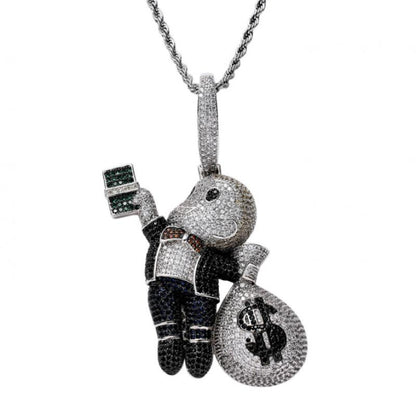 Pingente Chefinho com Corrente Rope de Brinde. - ICE BRO JOIAS