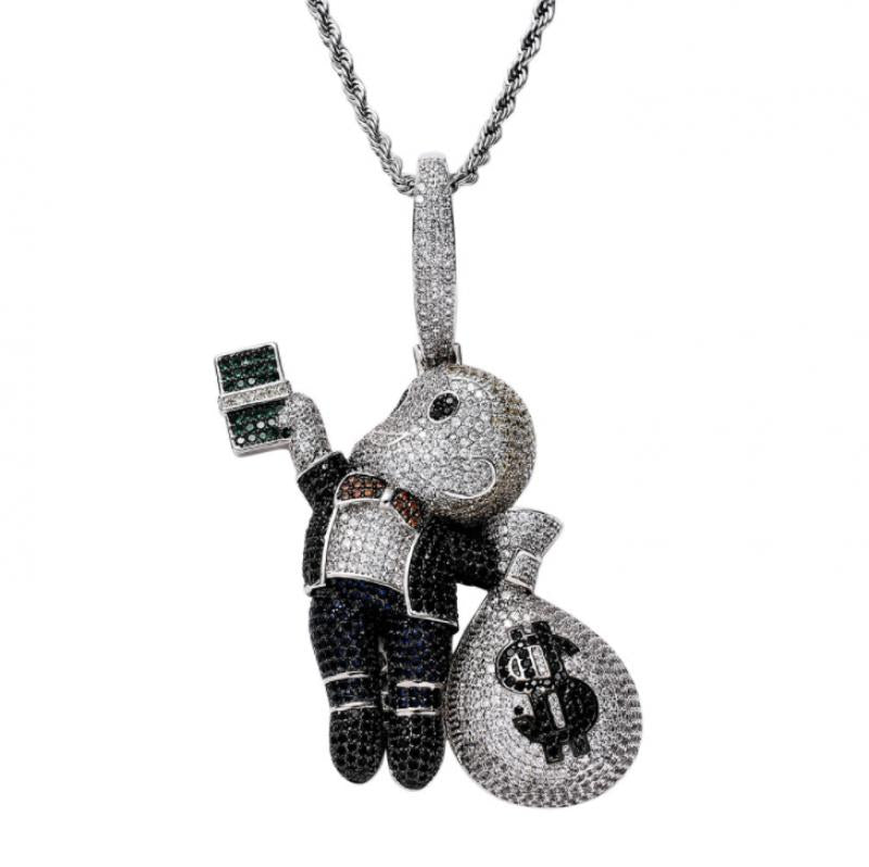 Pingente Chefinho com Corrente Rope de Brinde. - ICE BRO JOIAS
